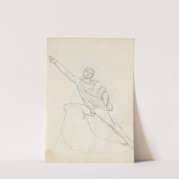 A Son of Niobe from the Niobid Group, Uffizi, Florence by John Flaxman