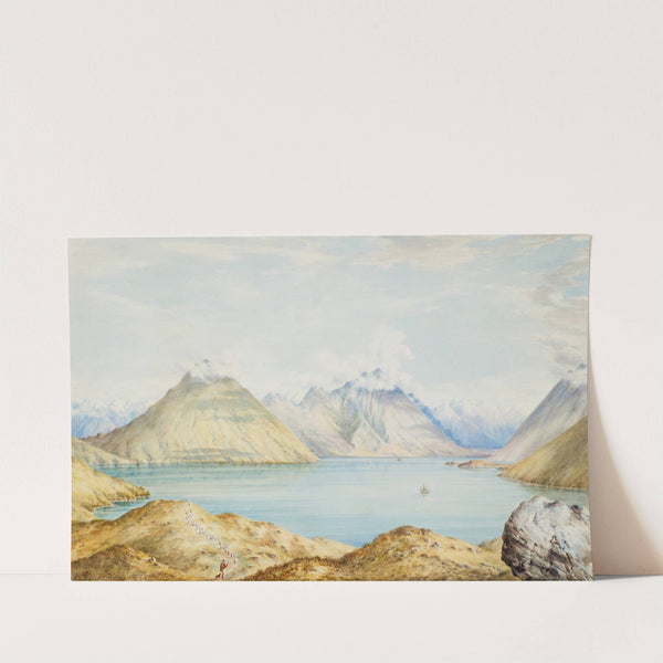 A South Island scene by Charles Decimus Barraud