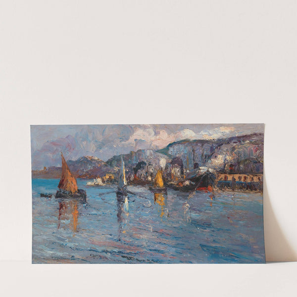 A Southern Coastal Landscape (Brseć near Abbazia) by Leontine von Littrow