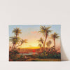 A Southern Landscape With Palms In The Evening Light by Joseph Firmenich