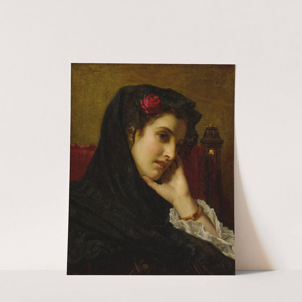 A Spanish Beauty by Hugues Merle