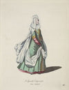 A Spanish lady in 1626. Dame Espagnole. (1757-1772)
