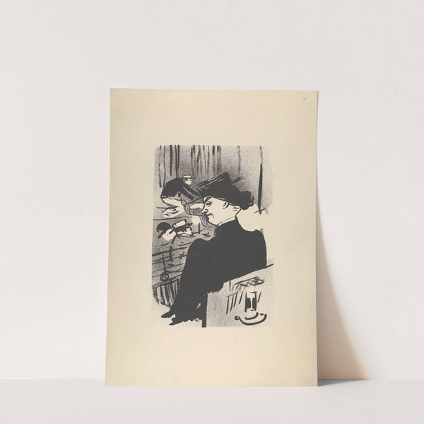 A Spectator (1893) by Henri de Toulouse-Lautrec