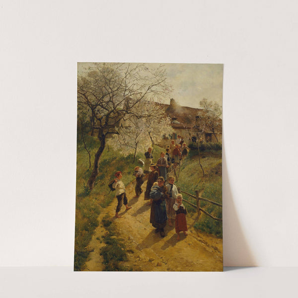 A spring day by Friedrich Kallmorgen