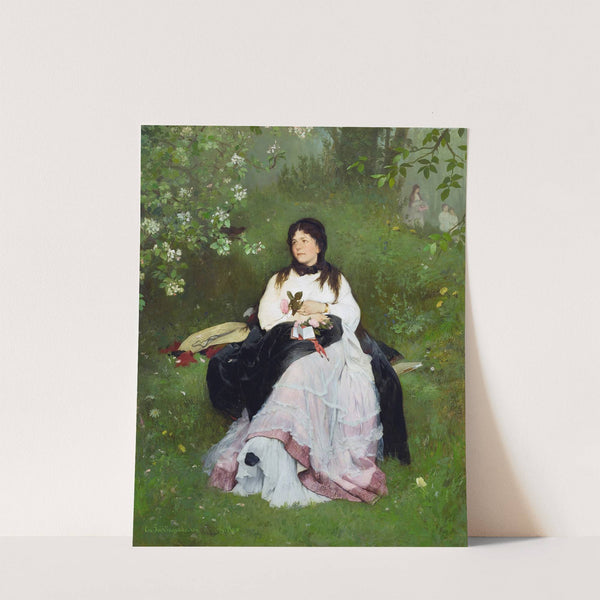 A spring fairy tale (1872) by Gabriel von Max