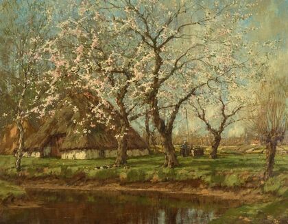 A spring landscape