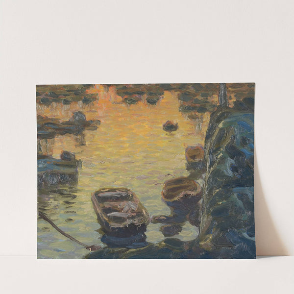 A Spring Night during the Fishing Season by Anna Boberg