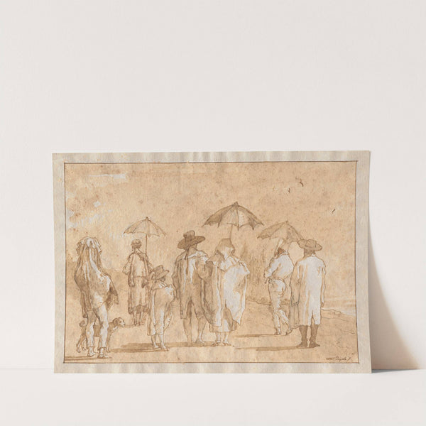 A Spring Shower (1797–1804) by Giovanni Domenico Tiepolo