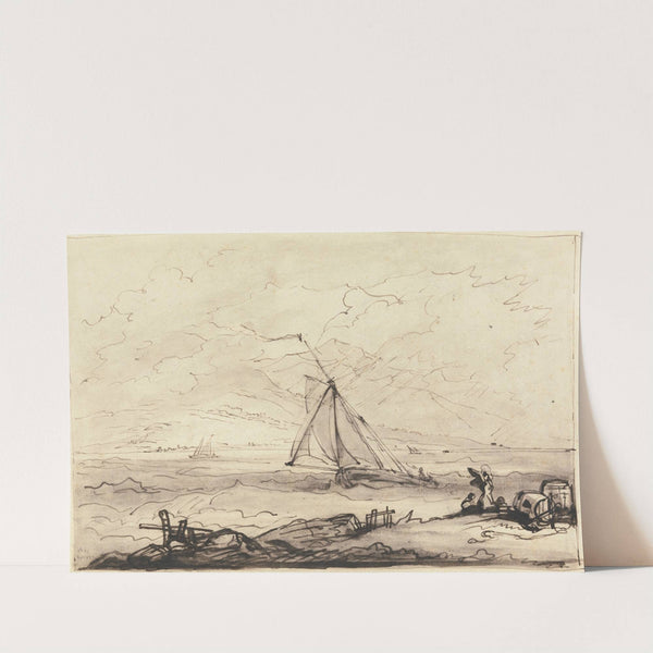 A Squall off a Mountainous Coast by Benjamin West