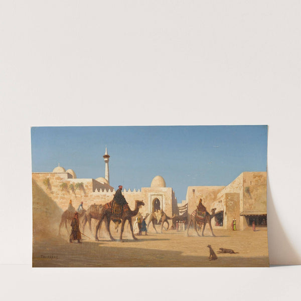 A Square in Beirut by Charles Théodore Frère