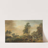 A stag hunt by Philips Wouwerman