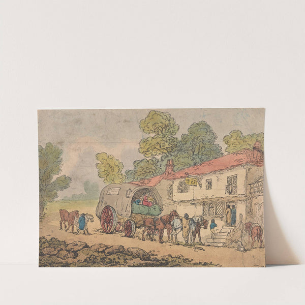 A stage coach by Thomas Rowlandson
