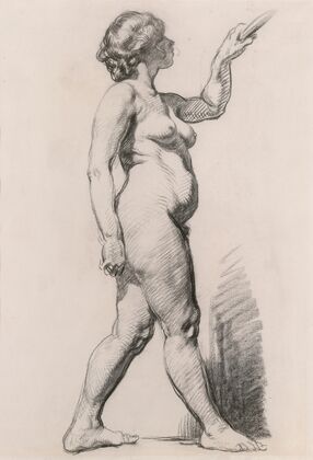 A Standing Female Nude — size preview
