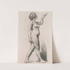 A Standing Female Nude by Sarah Henrietta Purser