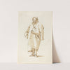 A Standing Oriental Wearing a Greatcoat (1753-1762) by Giovanni Battista Tiepolo
