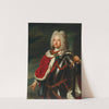 A State Portrait Of Frederick August II, Elector Of Saxony And King Of Poland (1696–1763) by Ádam Mányoki