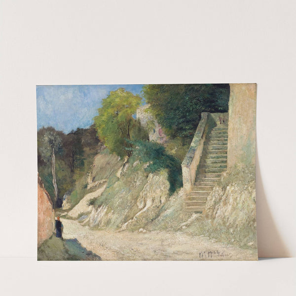 A Steep Ascent in Montigny-sur-Loing by Carl Fredrik Hill