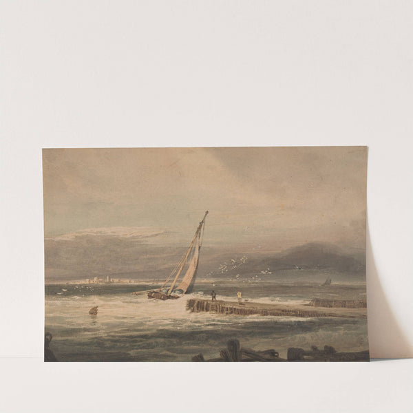 A Stiff Breeze by Samuel Prout