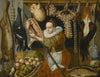 A Still Life Of A Larder, With A Maid