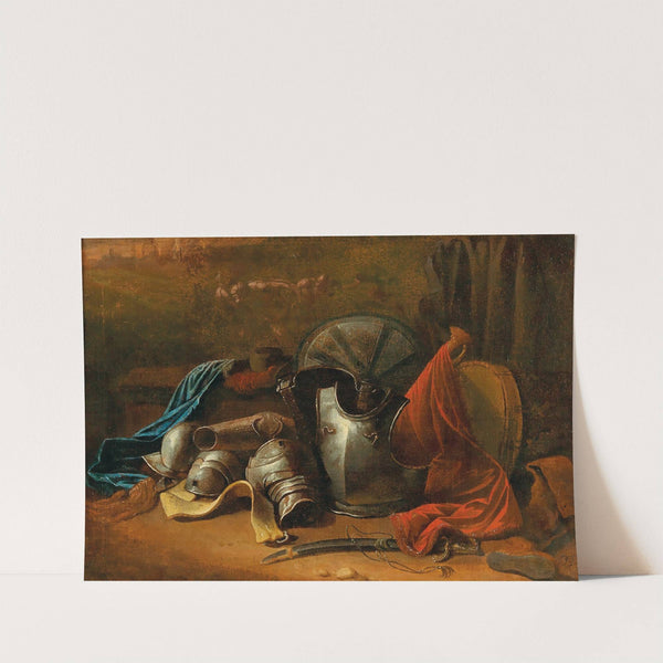 A still life with armour by Theodoor Boeyermans