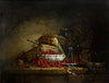A still life with cherries