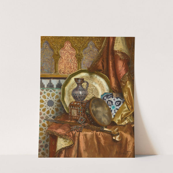 A Still life with Moroccan Objects by Rudolf Ernst