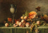 A Still Life with Peach, Grapes and Pumpkin