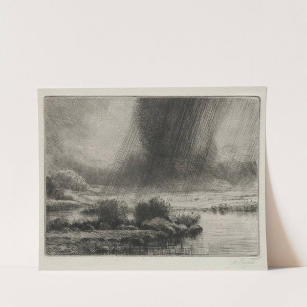 A Storm (c. 1857–1911) by Alphonse Legros