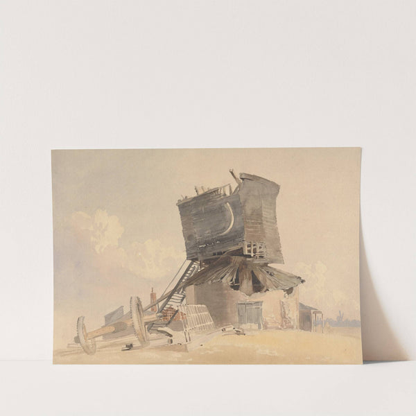A Storm Damaged Windmill by John Middleton