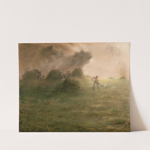 A Storm during Haymaking (c. 1865) by Jean-François Millet