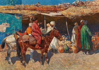 A Storm in a Snow Landscape