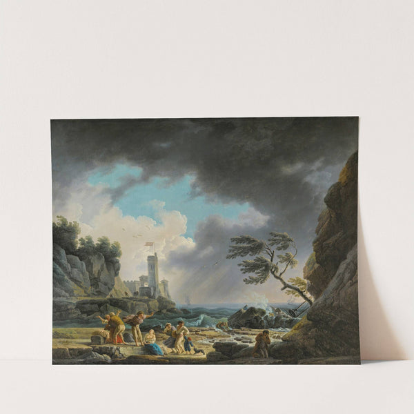 A Storm Near A Rocky Coast (1784) by Claude-Joseph Vernet