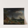 A Storm on a Mediterranean Coast (1767) by Claude-Joseph Vernet