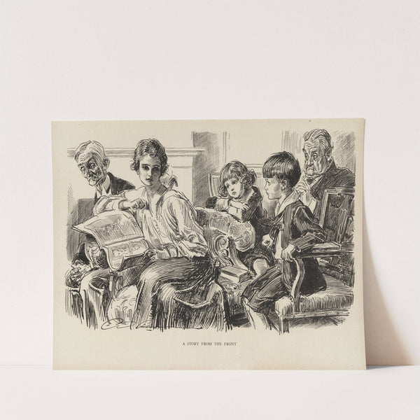 A story from the front (1916) by Charles Dana Gibson