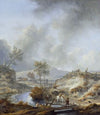 A Stream in Hilly Country