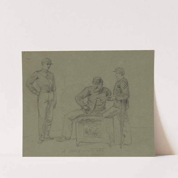 A street contrast by Alfred Rudolph Waud