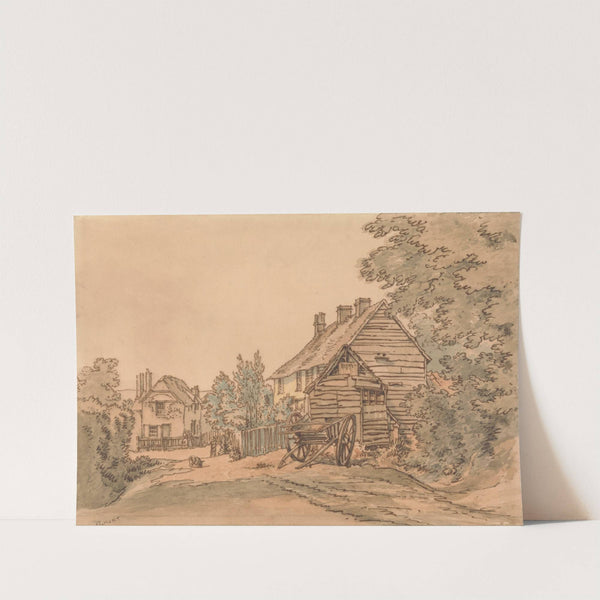 A Street in a Country Village by William Henry Hunt