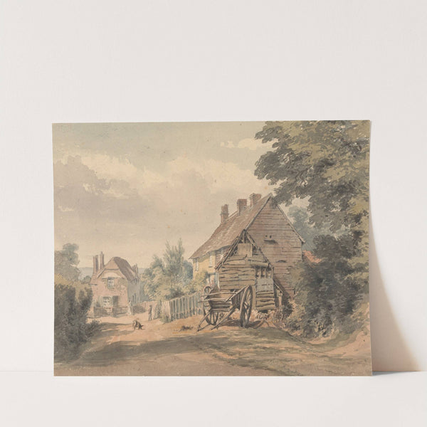 A Street in a Country Village by William Henry Hunt