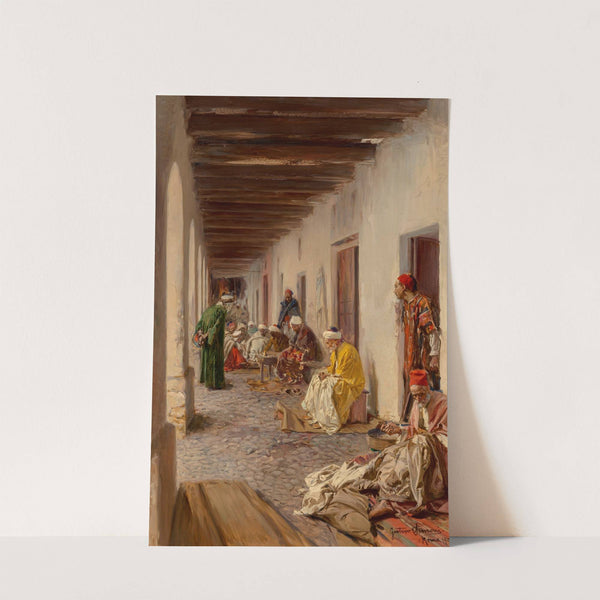 A street in Biskra, Algeria by Gustavo Simoni