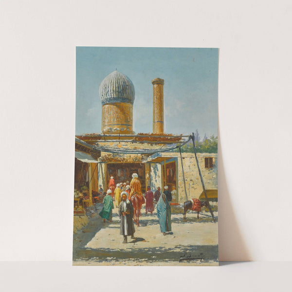 A Street in Tashkent by Richard Karlovich Zommer