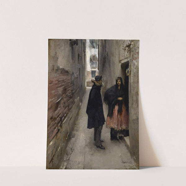 A Street In Venice by John Singer Sargent