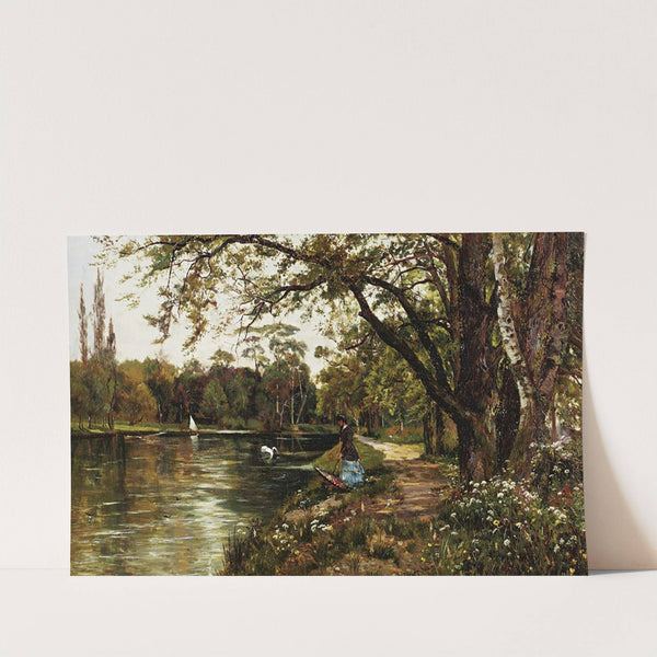 A stroll In Spring by Theodore Hines