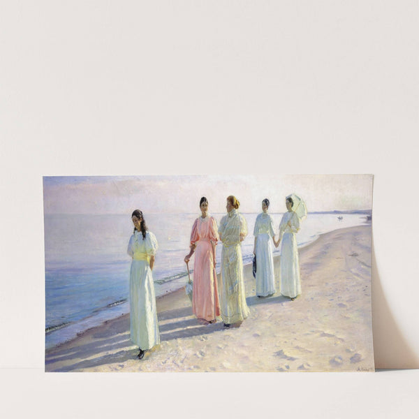 A stroll on the beach (1896) by Michael Ancher