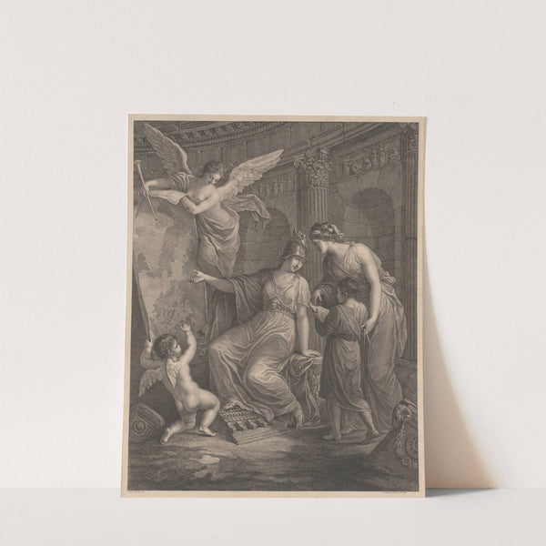 A Student Conducted to Minerva (1775) by Antonio Zucchi