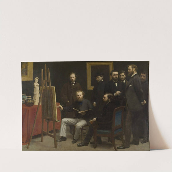 A Studio At Les Batignolles by Henri Fantin-Latour