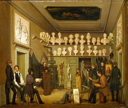 A Studio At The Academy Of Fine Arts, Copenhagen