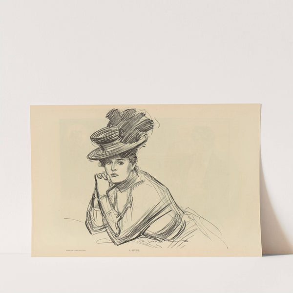 A study (1893-1900) by Charles Dana Gibson