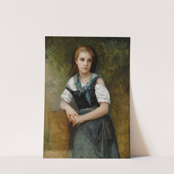 A Study For The Secret by William Bouguereau