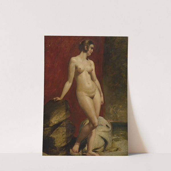 A Study Of A Standing Female Nude by William Etty
