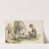 A Study of Children (1811) by John Linnell